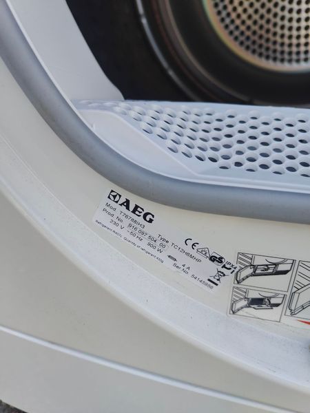 Сушильна машина AEG TT76788IH3 900W sn 8кг 54145956 000050127 фото