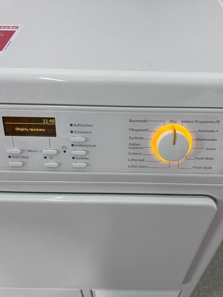 Сушильна машина Miele T 8627 WP 7 кг 1140w sn 40090211395 270е 000038306 фото