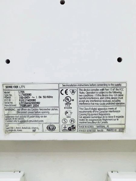 Монітор Schneider L70S sn L771SA042900982 000031665 фото