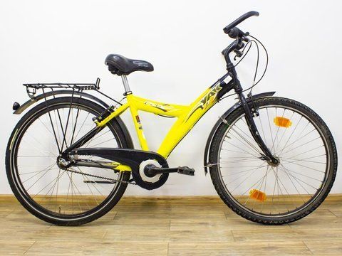Велосипед 26 Columbus Yak C26 гірський жовтий алюм 000024421 фото