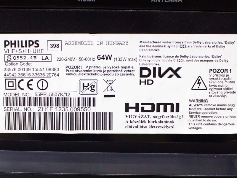 Телевизор 55 Philips 55PFL5507K 12 LED 3D Smart TV 000032026 фото