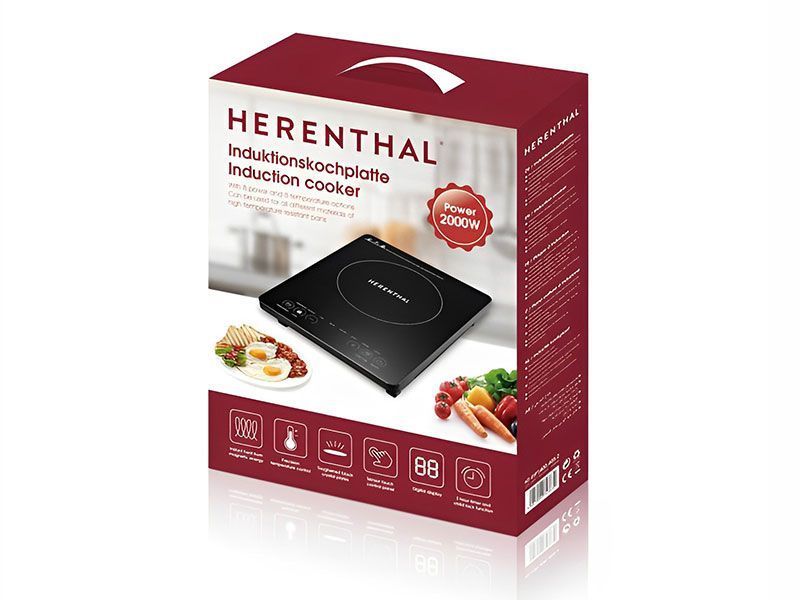 Плита індукційна Herenthal HT EIP1400 405 2 2000w 1 конфорка 000038919 фото