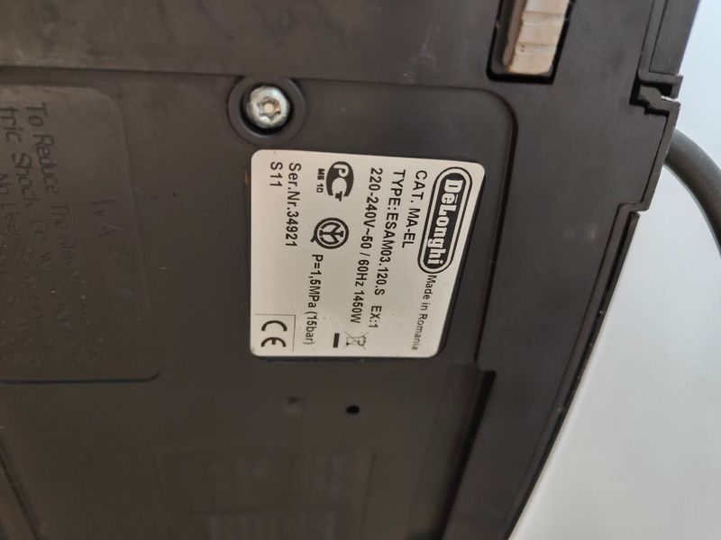 Кавомашина Delonghi Magnifica ESAM03,120,S 1450W sn 34921 000050076 фото