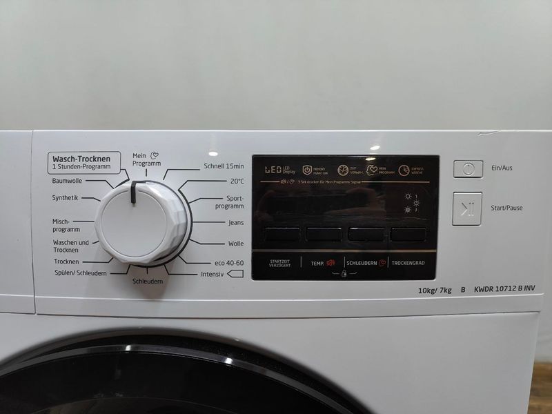 Стиральная машина с сушуой KOENIC KWDR10712B INV 1900W 7кг sn 2042002694 000051168 фото