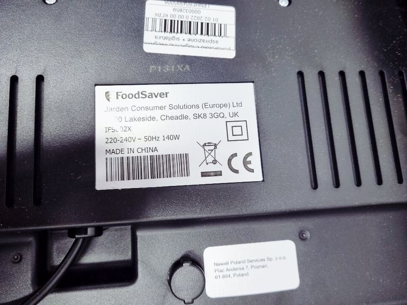 Пищевой вакуумный упаковщик FoodSaver JF002X 000032859 фото