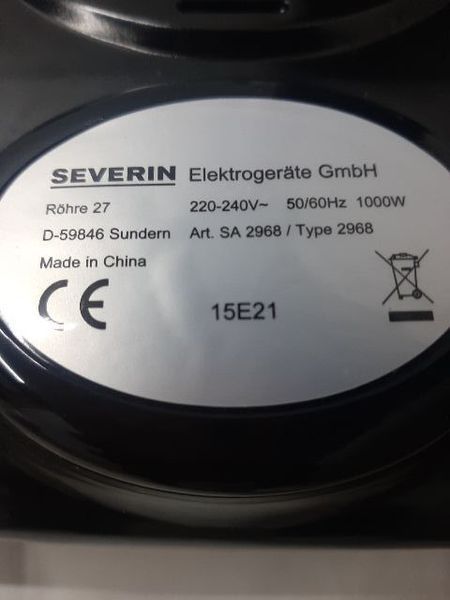 Мультипекарь Severin SA 2968 1000w новий LPNHE606960968 29е 000033481 фото