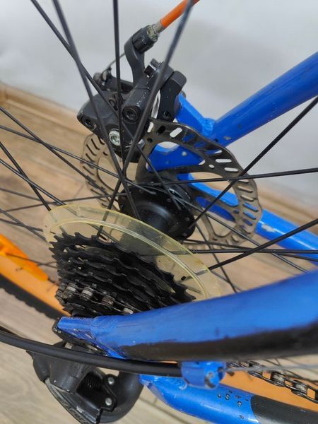 Велосипед 26 Hai Bike Hai Power горный черно голубой алюм 000050923 фото