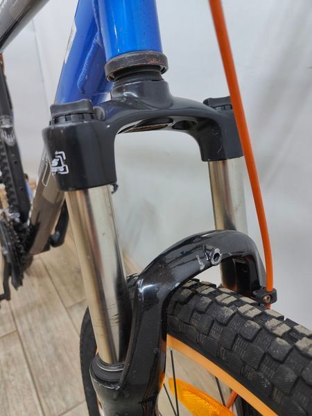 Велосипед 26 Hai Bike Hai Power горный черно голубой алюм 000050923 фото