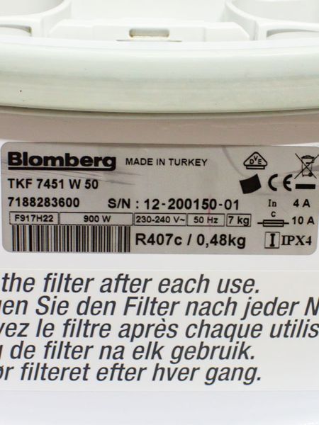 Сушильная машина Blomberg TKF 7451 W 50 000031822 фото