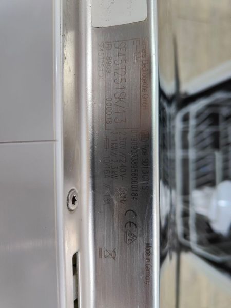 Посудомоечная машина Siemens SF45T251SK 2300W 10ком sn 8909000018 n549 000051479 фото