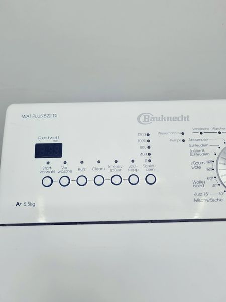 Стиральная машина вертикальная Bauknecht WAT Plus 522 DI 000037130 фото
