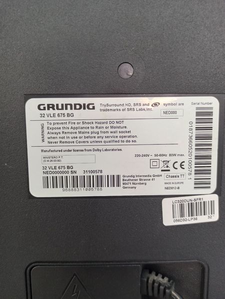 Телевизор 32 Grundig 32 VLE 675 BG Full HD 000041411 фото
