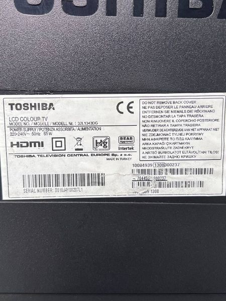 Телевизор 32 Toshiba 32L1343DG Full HD WiFi 000039474 фото