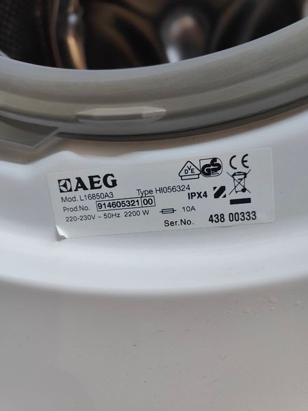 Стиральная машина AEG L16850A3 220W 7кг sn 43800333 000051172 фото
