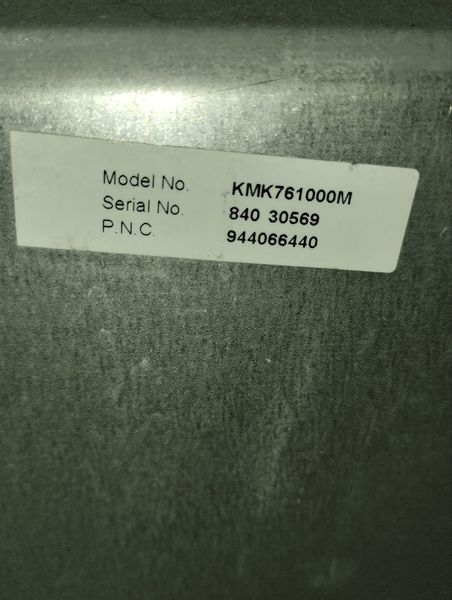 Духова шафа Aeg KMK761000M sn 84030569 000046844 фото