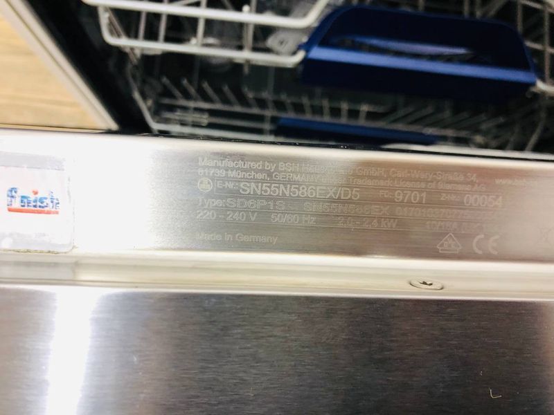 Посудомийна машина Siemens SN55N586EX D5 2400w 12 персон sn 9701 00054 000042402 фото