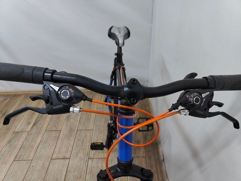 Велосипед 26 Hai Bike Hai Power горный черно голубой алюм 000050923 фото
