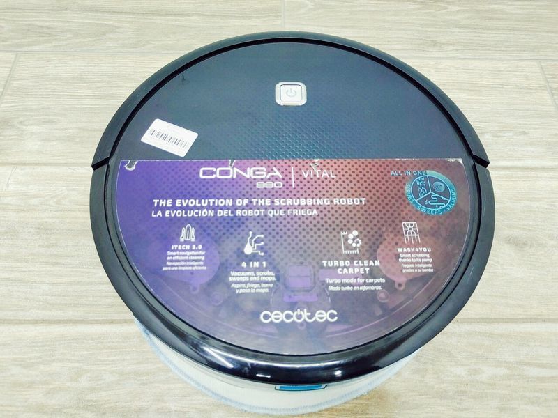 Пылесос робот Cecotec Conga 990 Vital 05417 2600 mAh 000043167 фото