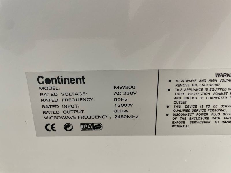 Мікрохвильова піч Continent MW800 1300w 000044688 фото
