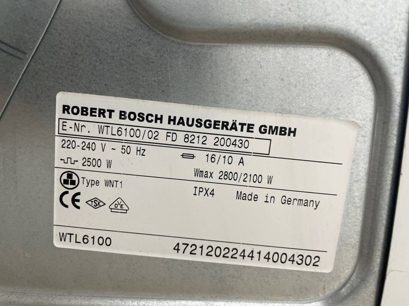 Сушильна машина Bosch Maxx WTL6100 02 2800w 7 кг sn 8212 200430 000045383 фото