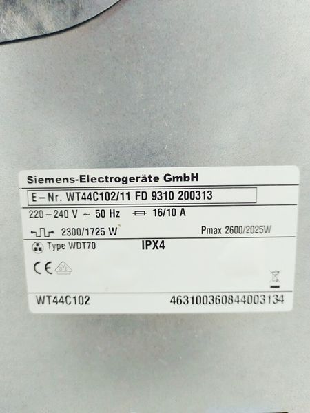Сушильная машина Siemens IQ100 WT44C102 11 000039598 фото