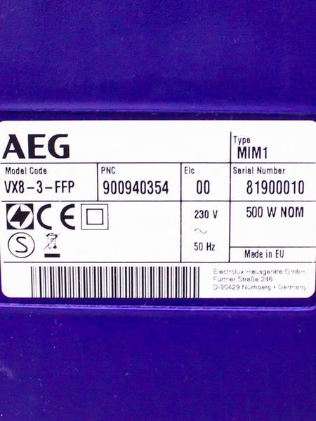 Пылесос AEG VX8 3 FFP 000020979 фото