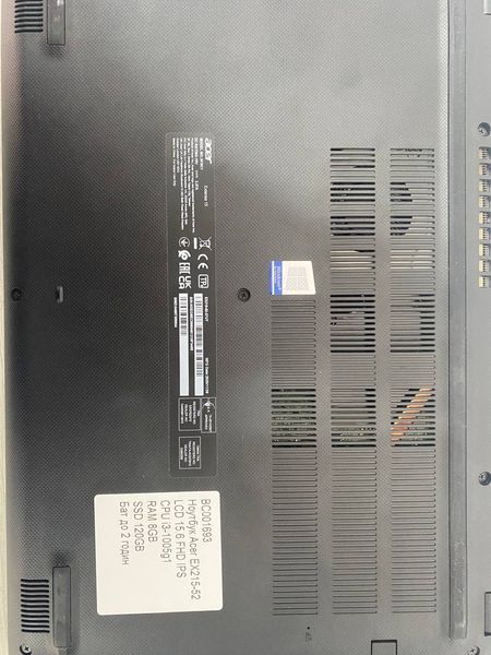 Ноутбук Acer EX215-52 15.6 FHD бат до 2 часов 000048066 фото