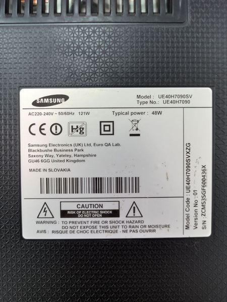 Телевизор 40 Samsung UE40H7090SV Full HD Smart TV 000041408 фото