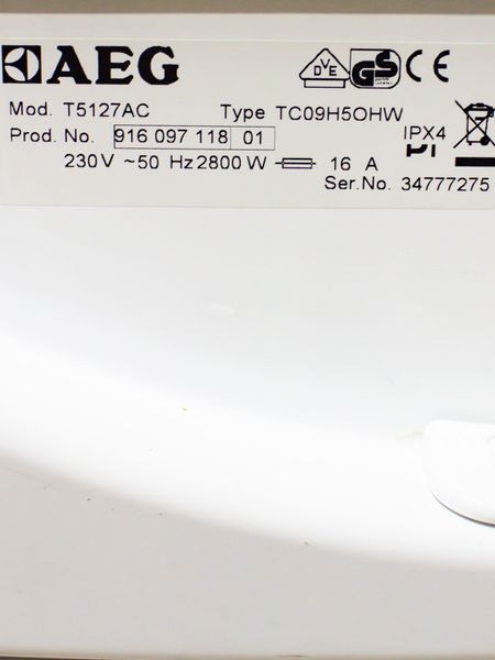 Сушильная машина AEG T5127AC 000034512 фото