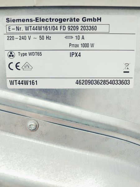 Сушильная машина Siemens IQ500 WT44W161 04 000044680 фото