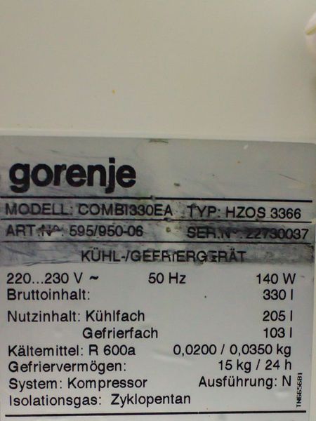 Холодильник двухкамерный Gorenje COMB1330EA 000032216 фото