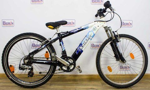 Велосипед 24 Kalkhoff Big Valley гірський чорно-білий алюміній 000010553 фото