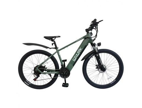 Велосипед с электродвигателем SPARK E-MTB SHADOW 48V/500W/12,8Ah 27,5" зелений 000054851 фото