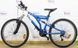Велосипед 24 Decathlon rockrider двопідвіс синьо-білий алюм 000012399 фото 5
