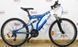 Велосипед 24 Decathlon rockrider двопідвіс синьо-білий алюм 000012399 фото 1