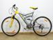 Велосипед 26 Ruddy Dax Mtb sus6 двопідвіс сіро-жовтий сталь 000019157 фото 4