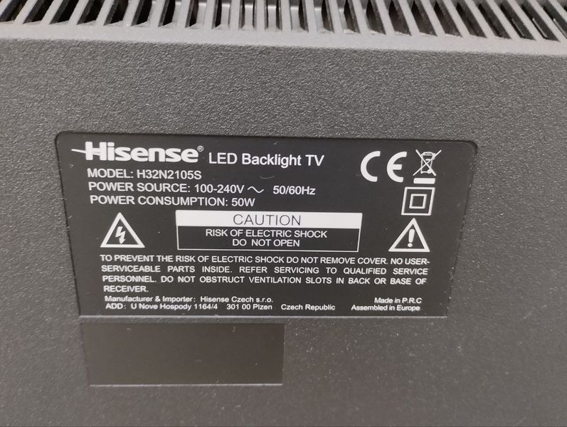Телевізор Hisense H32N2105S 50w 000047903 фото