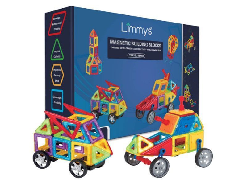 Конструктор магнітний Limmys 74 предмета новий LPNHE518892478 30е 000027753 фото