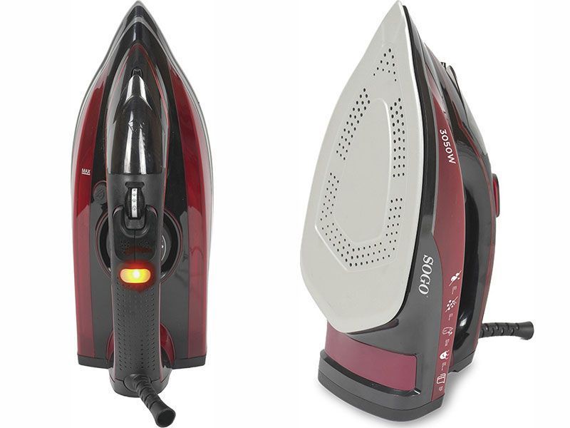 Утюг паровой Sogo SS 6365 3050w Black Red 000044531 фото
