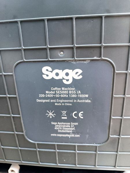 Кавомашина Sage SES880 BSS 1650W sn A1SGAESA191301528 000048319 фото
