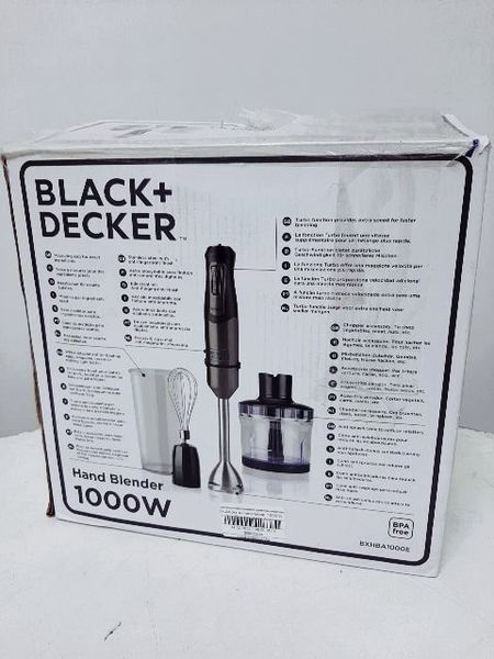 Блендер набір Black Decker BXHBA1000E 1000w стік LPNHE596602354 43е 000033494 фото