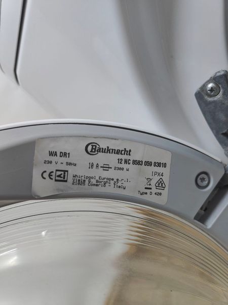 Пральна машина Bauknecht Eco 6414 1850W 7кг sn 858363803010 000049469 фото
