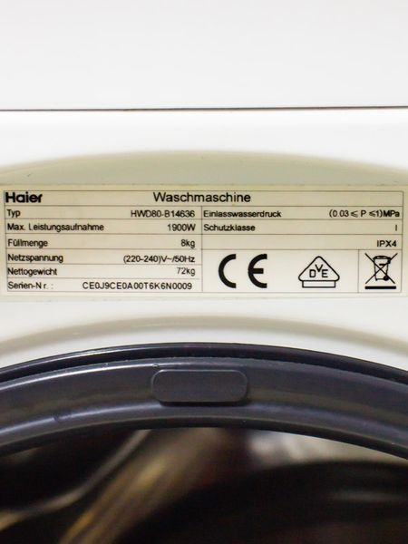 Стиральная машина Haier HWD80 B14636 000031775 фото