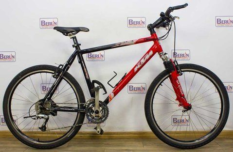 Велосипед 26 KTM Power гірський чорно-червоний алюмінієвий 000010582 фото