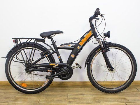 Велосипед 24 Boomer Champ підлітковий чорний хром алюміній 000019483 фото