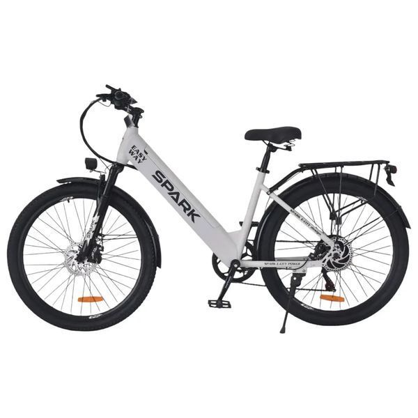 Велосипед з електромотором SPARK E-CITY EASY GO 48V/500W/12,5Ah 26" сіро-оливковий 000054852 фото