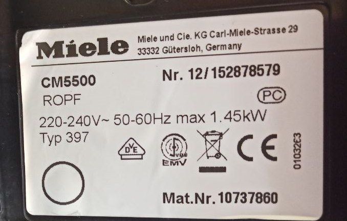 Кавомашина Premium CM 5500 1450w sn 12152878579 000045947 фото