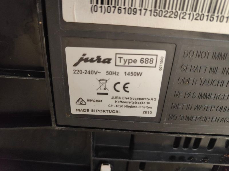 Кофемашина Jura C60 Type 688 1450W sn 0077503 000053477 фото