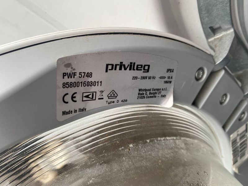 Стиральная машина Privileg PWf5748 1850W 7кг sn 858001603011 000051700 фото
