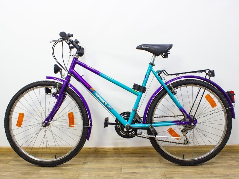 Велосипед 26 Hanseatic Bikes дамка синій сталь 000024405 фото
